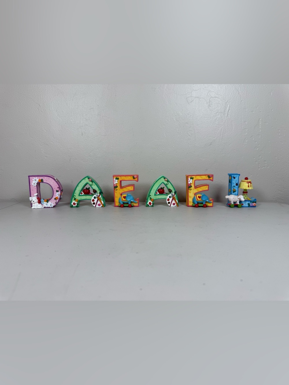 Molded Resin Alphabet Sculptures by Mary Engelbreit 1999 (6)